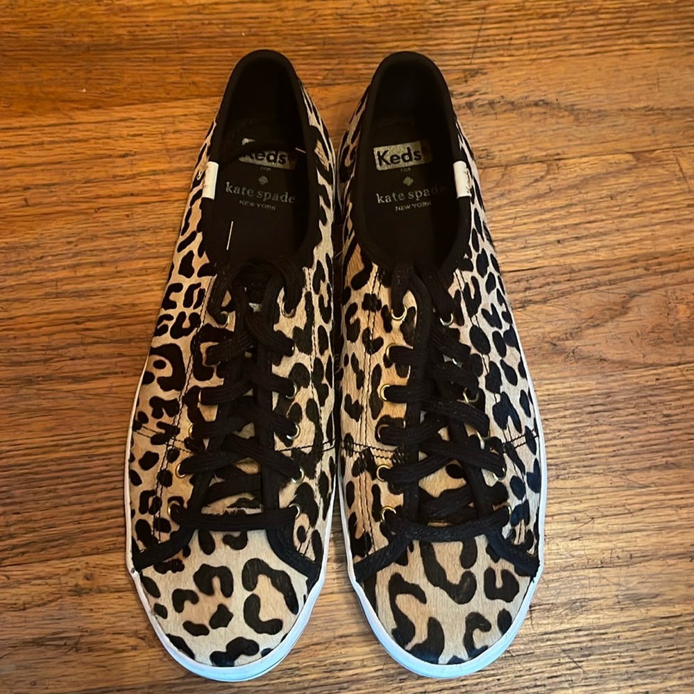 Kate Spade for Keds Leopard Sneakers size 9